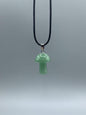 Green Aventurine Mushroom Necklace