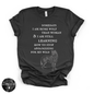 More Wolf Than Woman Tee ( WHITE DESIGN )| Wild Feminine Graphic T-Shirt