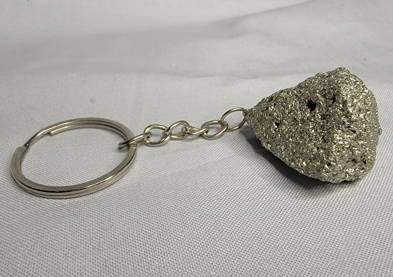 Pyrite Keychain