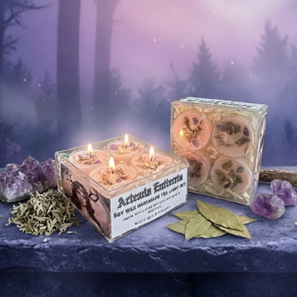 Artemis Goddess Tea Light Candle Set