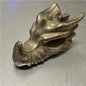 Pyrite Crystal Dragon Skull for Protection and Confidence