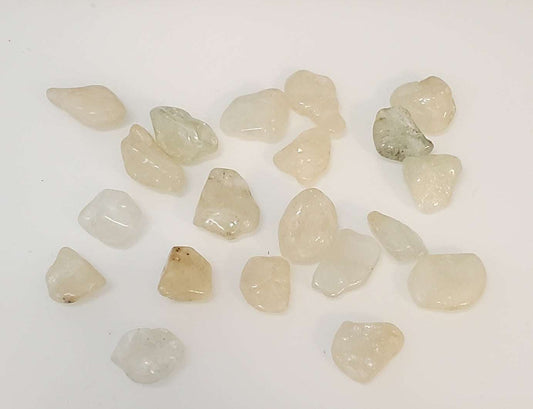 Aquamarine Tumbled Pocket Stone for Calm and Clarity