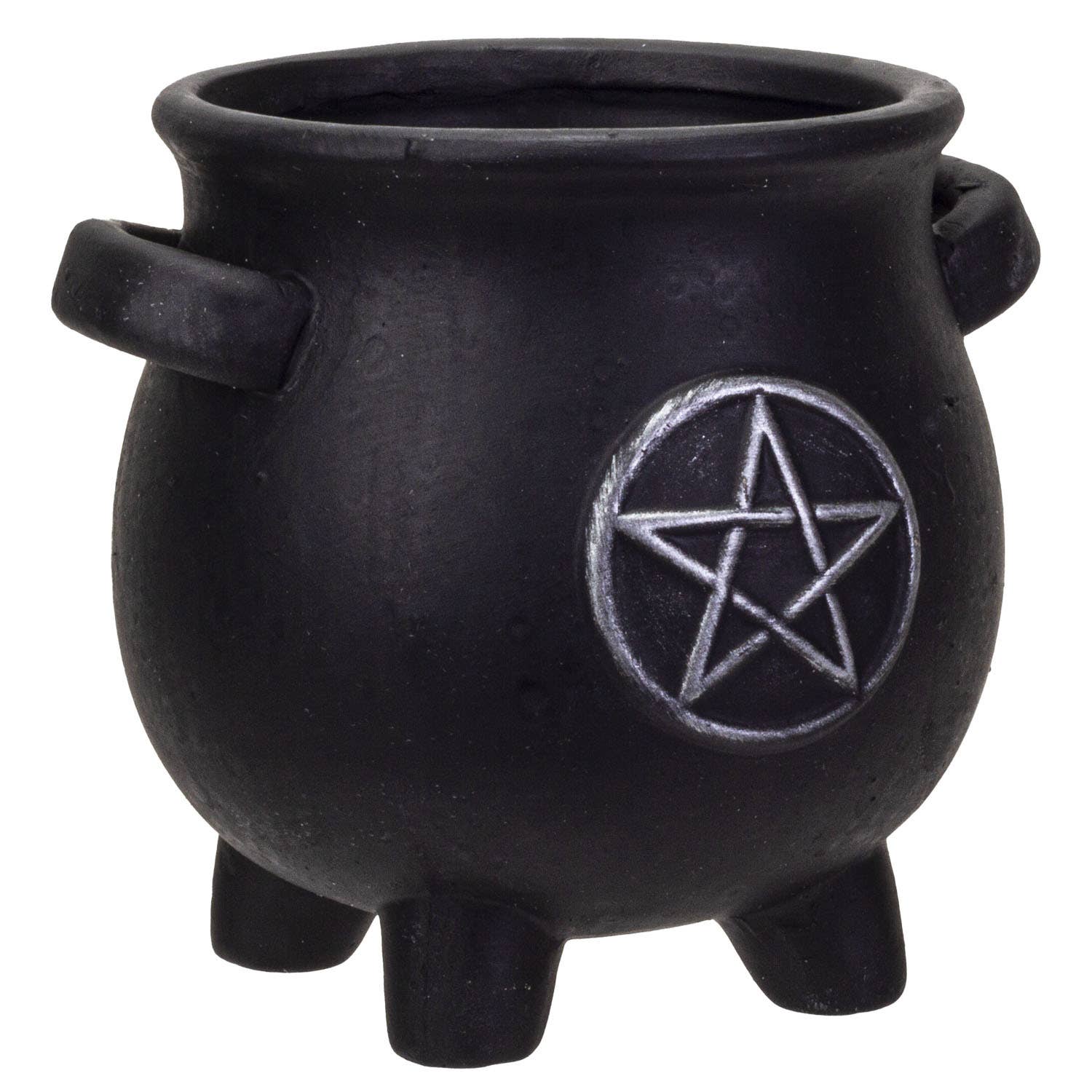 Cauldron Pentacle Planter Pot