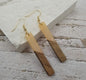 Resin Wood Earrings