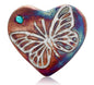 Mini Raku Heart - Butterfly