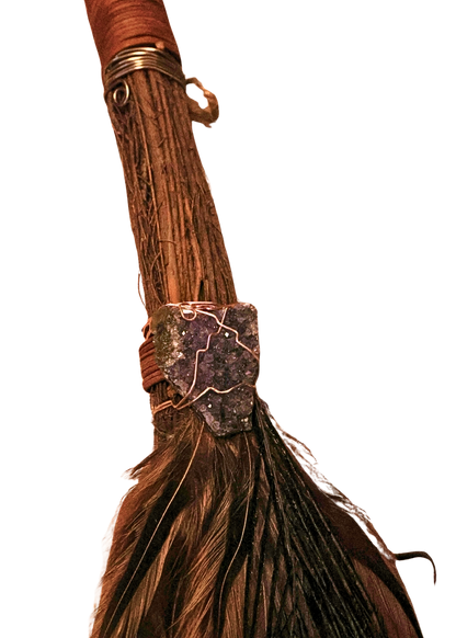 24" Cinnamon Witch's Broom