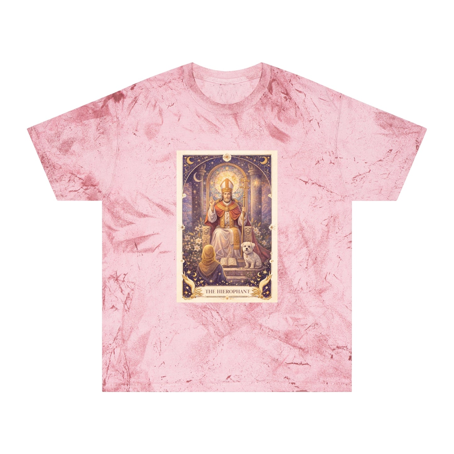 The Hierophant Tarot Color Blast Tee
