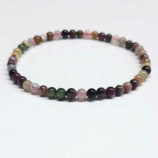 Multi-Tourmaline Round Bead Bracelet - Lightness of Being