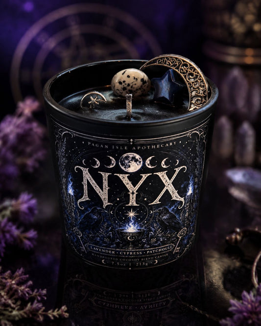 Nyx Crystal Candle | Night Magic Spell Candle