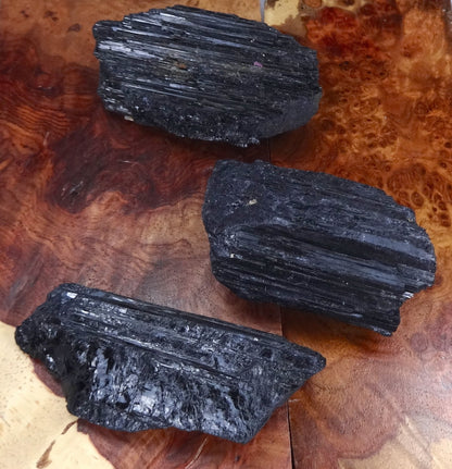 Large Black Tourmaline Crystals (1-3 Inches)(By The Piece Or Pound) Rough Raw Gemstone Home Decor