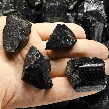 Rough Black Tourmaline – Raw Stone from India