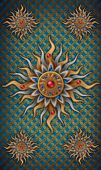 Gilded Tarot Royale Mini Deck For Mystical Readings