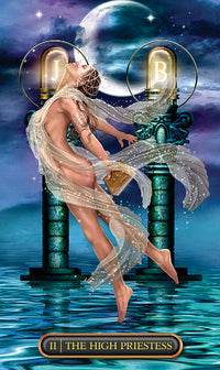 Gilded Tarot Royale Mini Deck For Mystical Readings