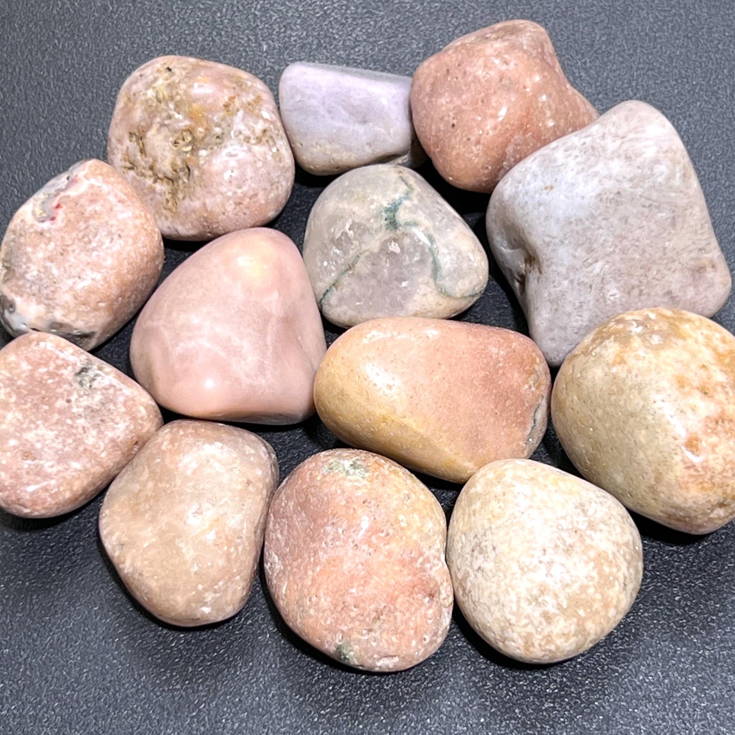 Large Pink Amethyst Crystal Tumbled Stones (By The Piece or Pound) Wholesale