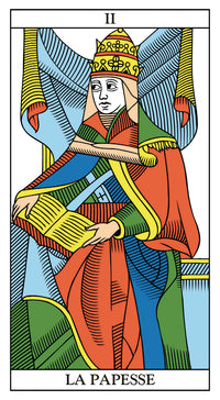 Classic Marseille Tarot Deck for Mystical Readings