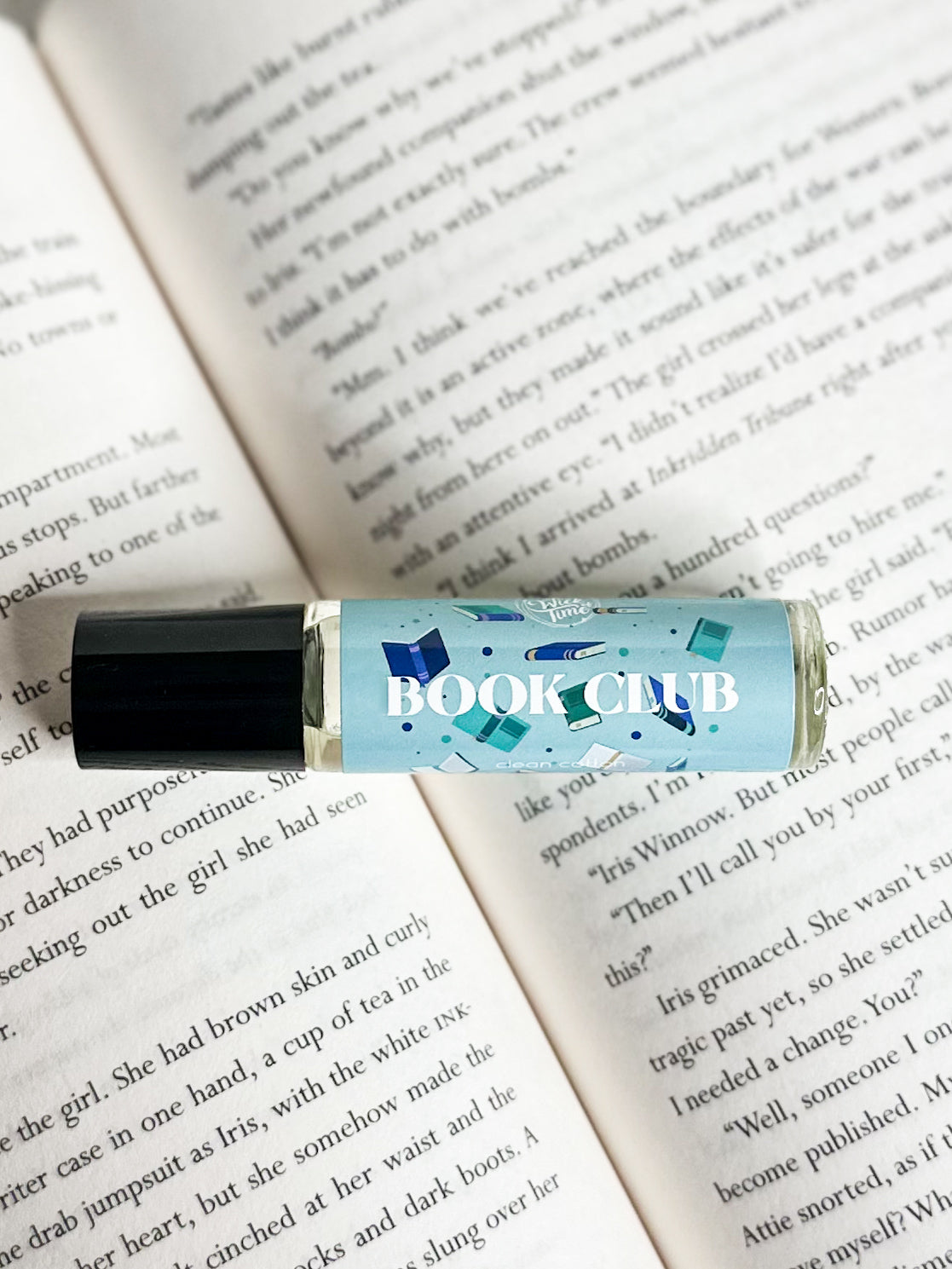 Luxurious Book Club Perfume Oil: Oceanic Floral Blend