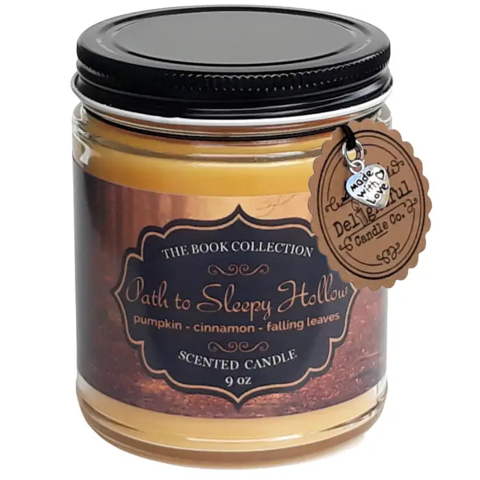 Mystical Haunted Path To Sleepy Hollow Candle For Nighttime