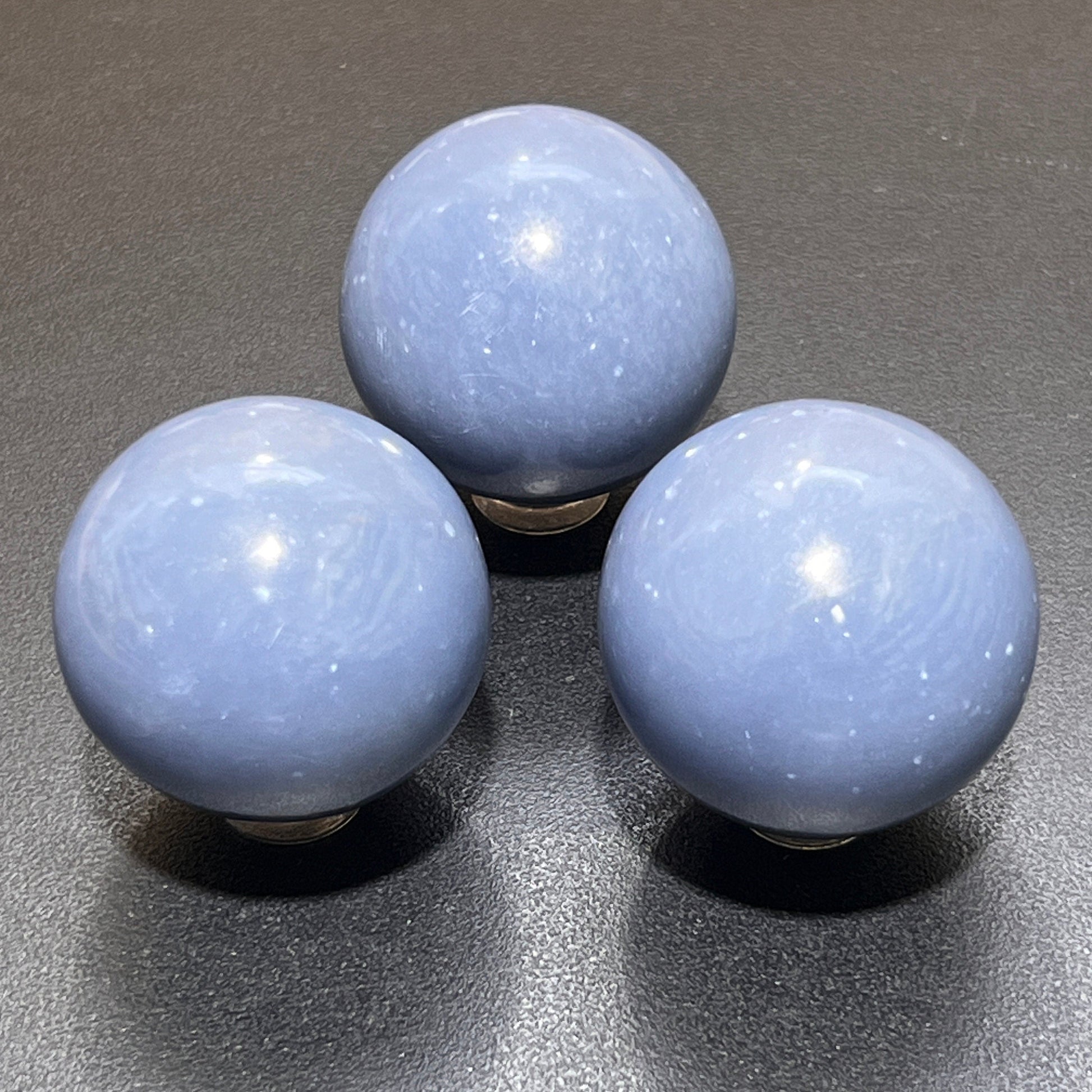 Blue Angelite Crystal Sphere (1.5 Inch) Wholesale Carving