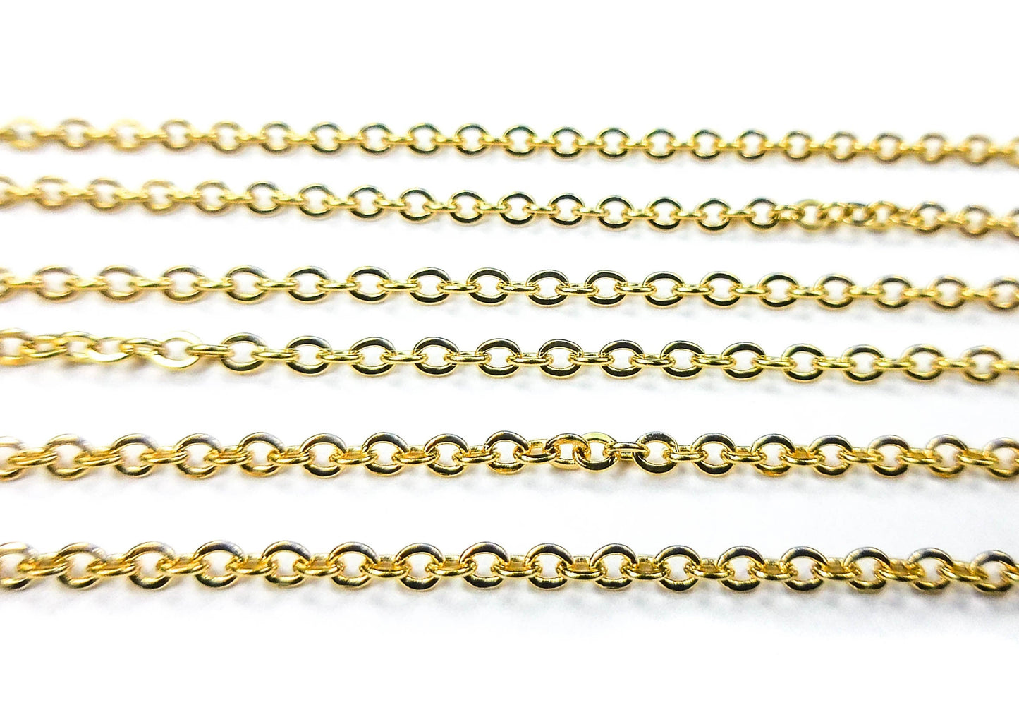 Stainless Steel Necklace Chains Gold - 316 Grade Link Chain - Lobster Claw Clasp