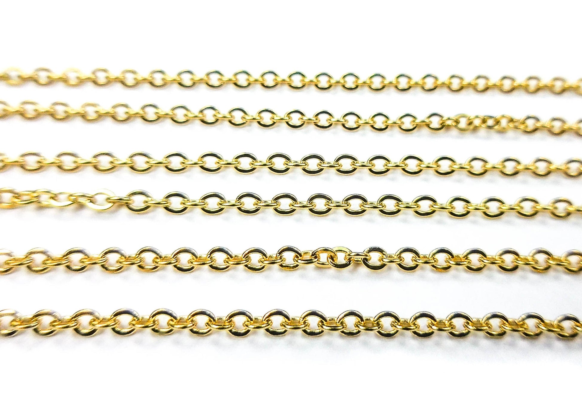 Stainless Steel Necklace Chains Gold - 316 Grade Link Chain - Lobster Claw Clasp