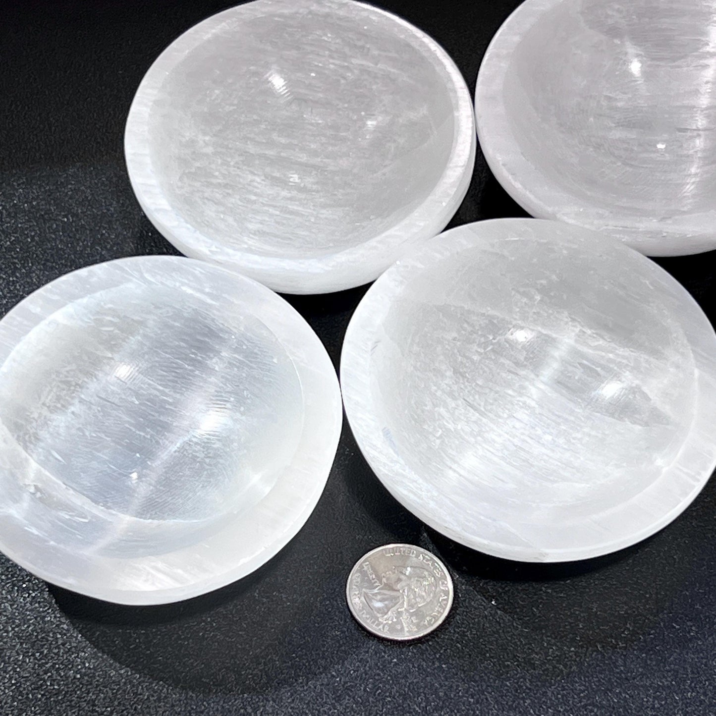 Selenite Crystal Bowl (8cm)(3 Inches) Gemstone Decor Wholesale Supply