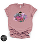Flowering Full Moon Tee | Floral Celestial Graphic T-Shirt