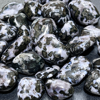 Indigo Gabbro Tumbled (Mystical Merlinite)(By The Piece Or Pound) Wholesale Polished Gemstones