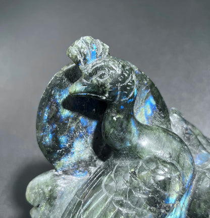 Large Peacock Flashy Labradorite Crystal Carving Select Wholesale