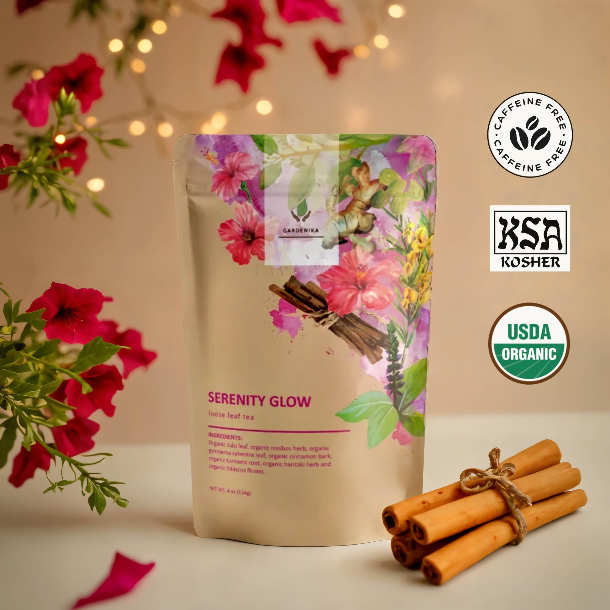 Organic Serenity Tea For Stress Relief | Mystics Vibe