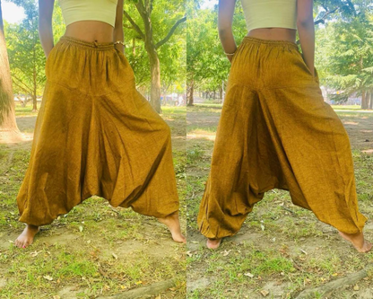 Handmade Cotton Unisex Harem Yoga Pants