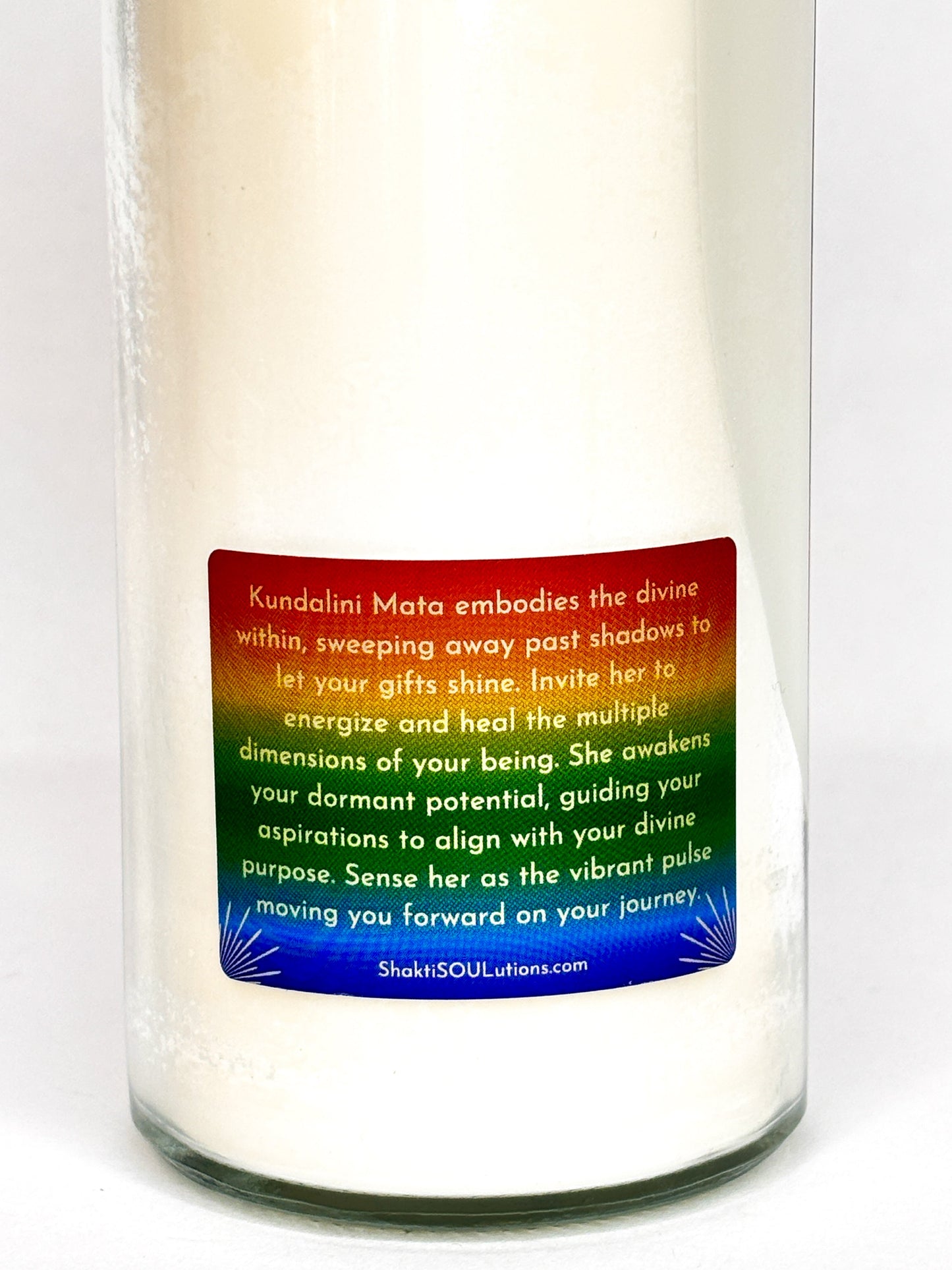 Kundalini Shakti Crystal Altar Candle