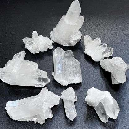 Extra Quality Clear Quartz Crystal Clusters Gemstone Decor Supply