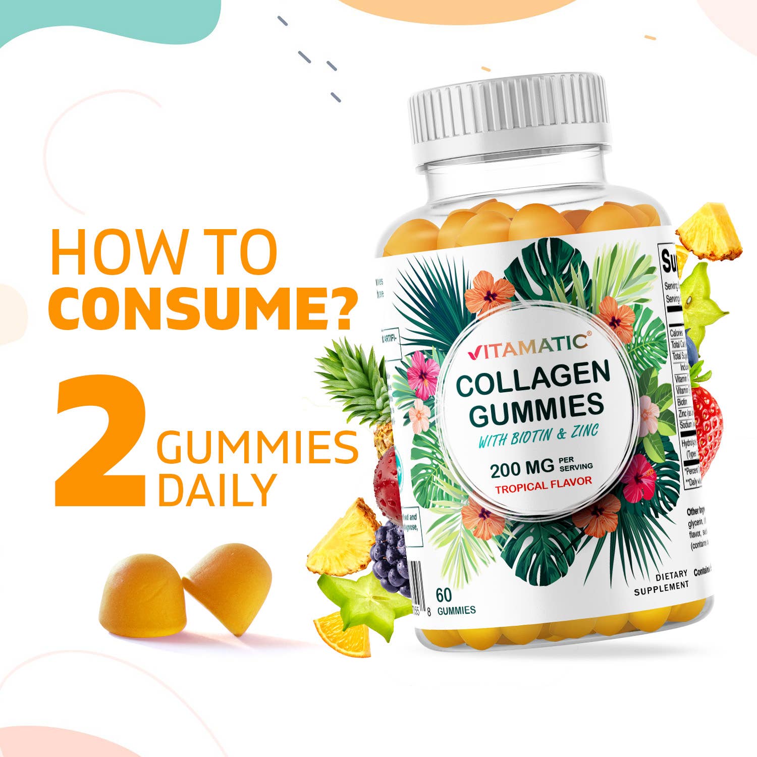 Collagen Gummies | Zinc & Biotin