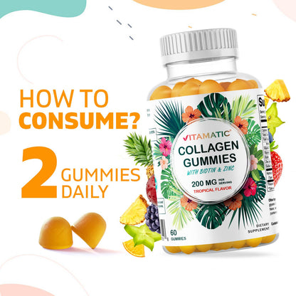 Collagen Gummies | Zinc & Biotin