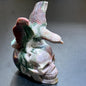 Large Skull and Eagle Carving Red Moss Agate Select Wholesale