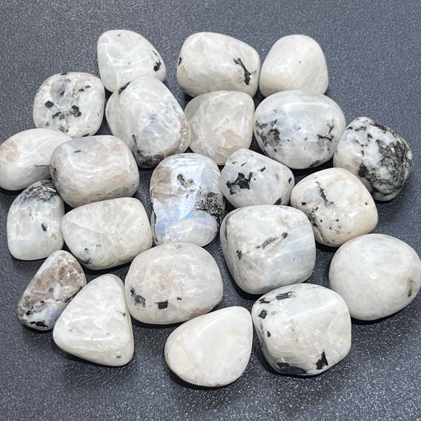 Rainbow Moonstone Tumbled Stones (3 Pcs)