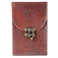 Mystical Pentagram Leather Tarot Card Holder For Protection