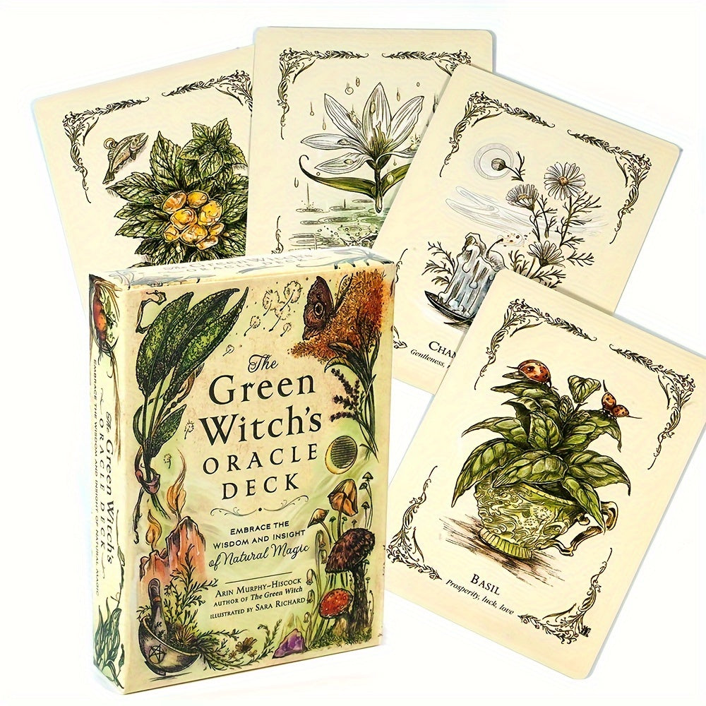 Green Witch's Oracle Deck for Natural Magic and Wisdom