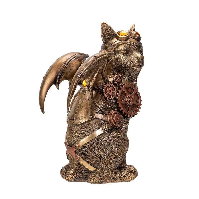 Steampunk Cat with Wings