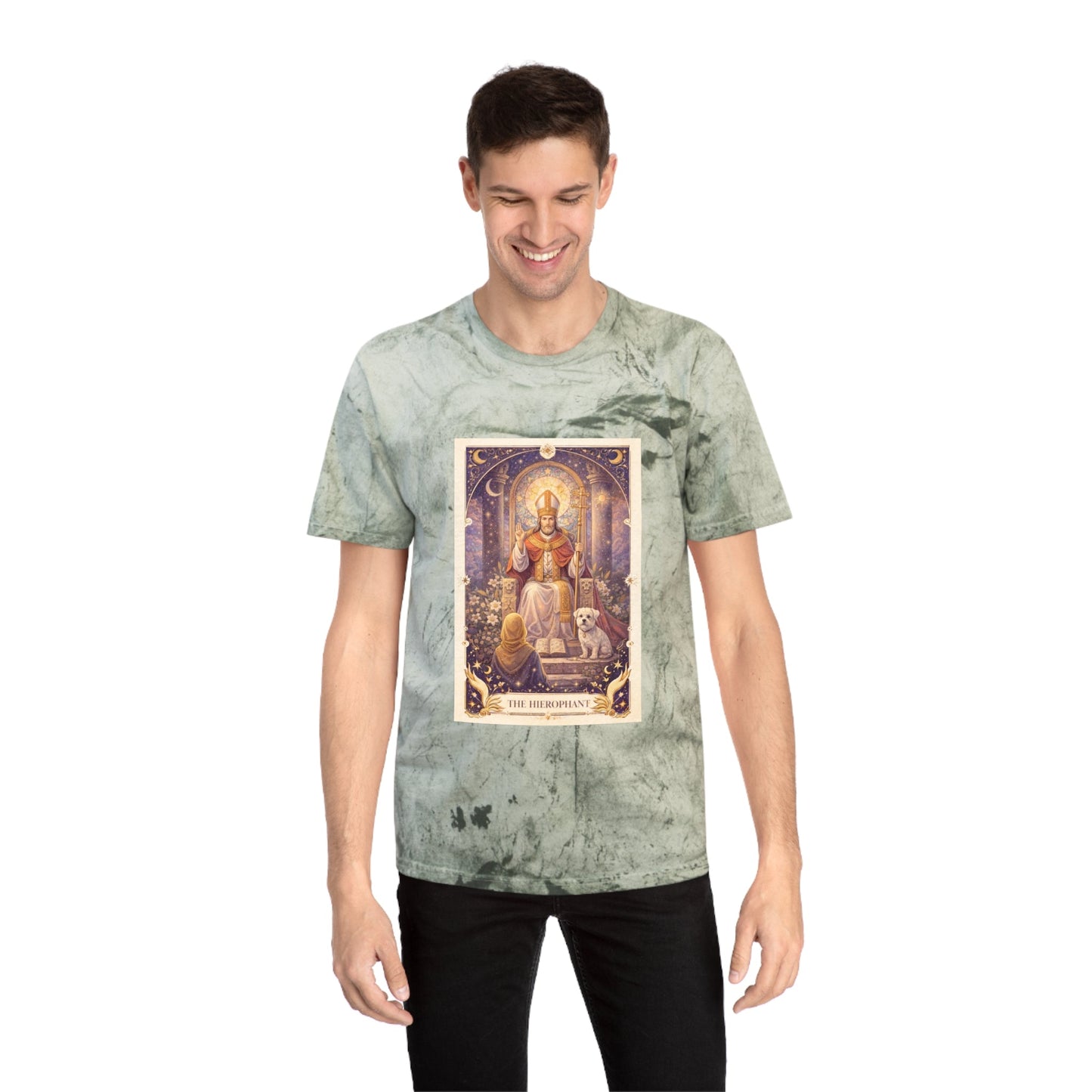 The Hierophant Tarot Color Blast Tee