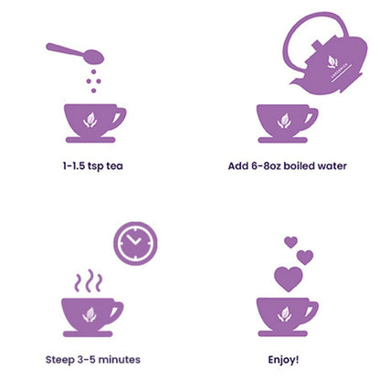 Organic Earl Grey Lavender Loose Tea Blend with Bergamot