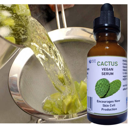 Anti-Aging Cactus Vegan Serum | New Face Skin Cell Production
