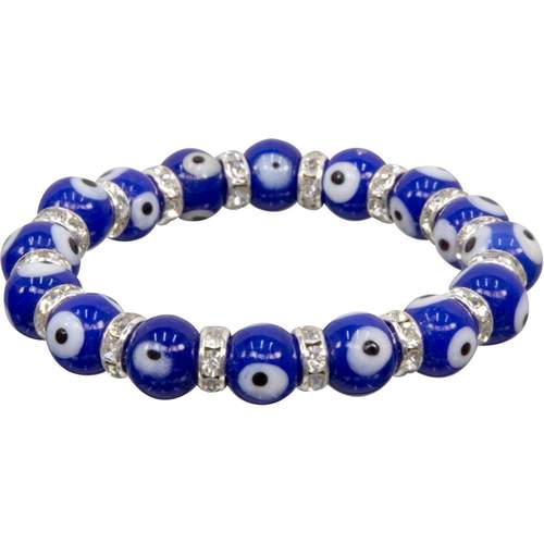 Colbalt Blue Evil Eye Bracelet