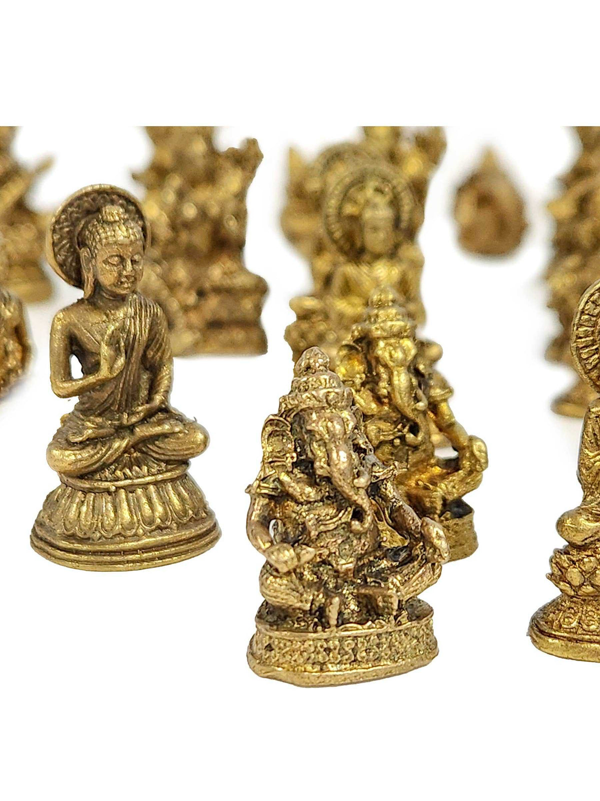 Mini Brass Deity Statues – 1 Inch – product gallery image