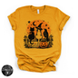 Cat, Dog & Raven Tee | Woodland Animal Graphic T-Shirt – detail product image