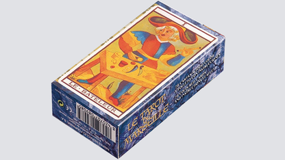 Tarot de Marseille Deck – 78 Cards, French Text & 5-Language Guidebook