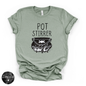 Pot Stirrer Tee (BLACK DESIGN) | Funny Witchy Graphic T-Shirt