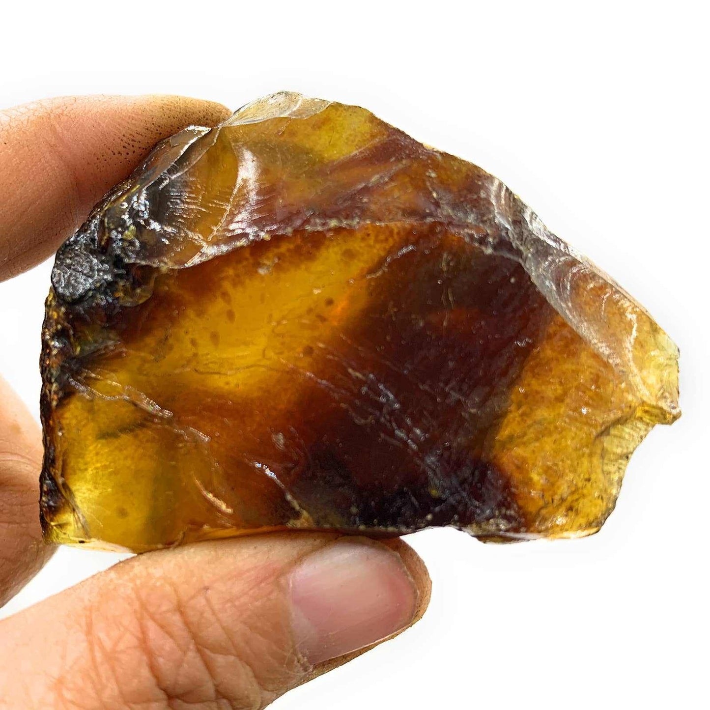 Rough Top Gold Amber – Raw Stone from Indonesia