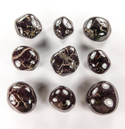 Cherry Garnet Tumbled (3 Pcs) Gemstone Polished Crystal