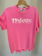 Pink Believe in Love, Believe in Peace T-Shirt